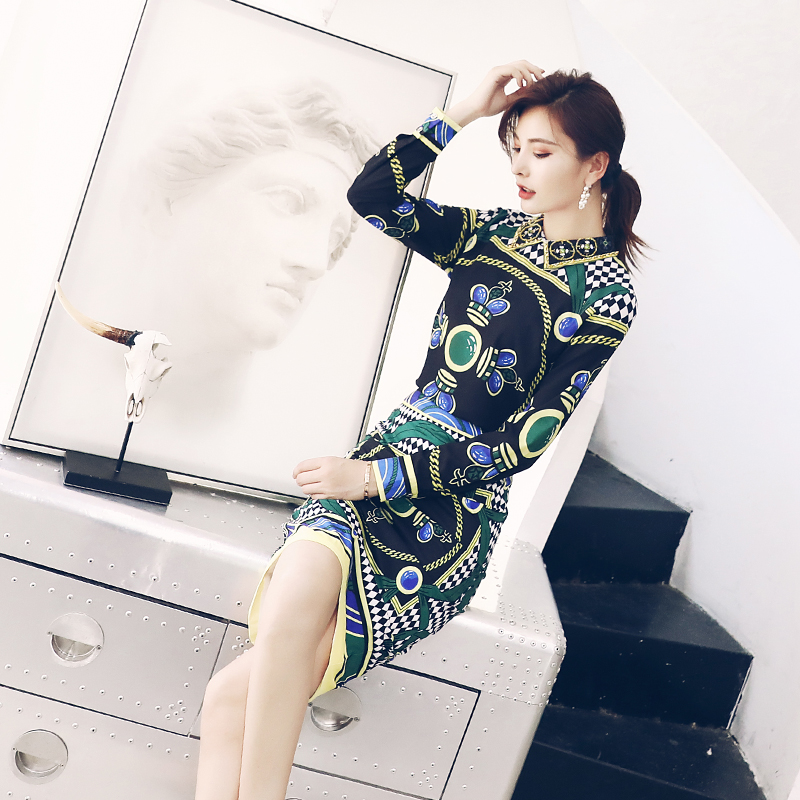 優雅名媛女套裝裙秋裝2018新款通勤OL氣質長袖上衣半身裙兩件套潮